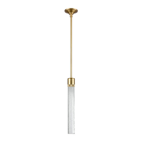 Zigrina LED Pendant in Aged Brass (360|P11701-LED-AGB-G6)