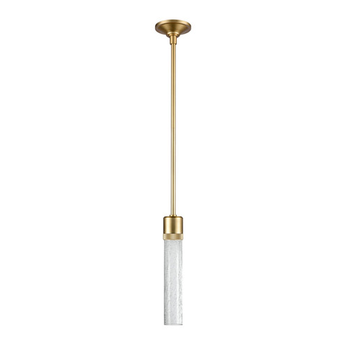 Zigrina LED Pendant in Aged Brass (360|P11701-LED-AGB-G5)