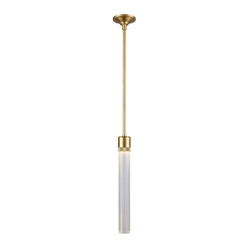 Zigrina LED Pendant in Aged Brass (360|P11701-LED-AGB-G4)