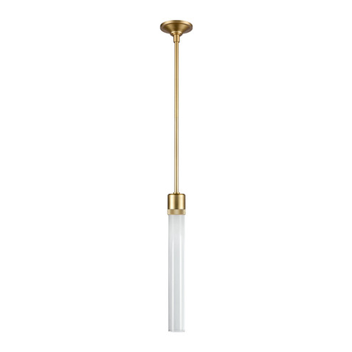 Zigrina LED Pendant in Aged Brass (360|P11701-LED-AGB-G2)