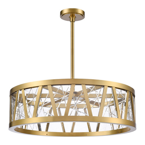 Lucus LED Pendant in Aged Brass (360|P11519-LED-AGB)