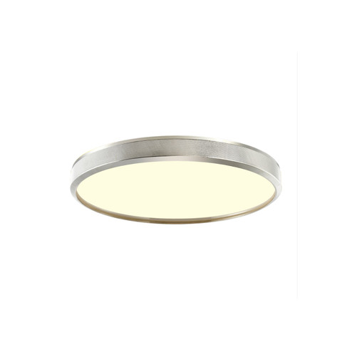 Zigrina LED Flush Mount in Polished Nickel (360|FM11746-LED-12-PN)