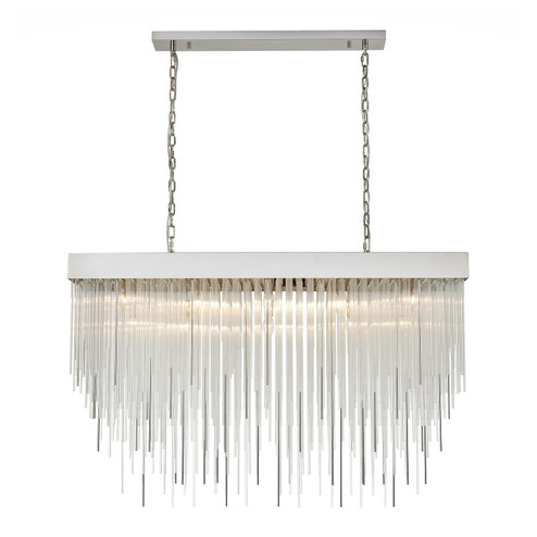 Waterfall 27 Light Chandelier in Polished Nickel (360|CD10413-27-PN)