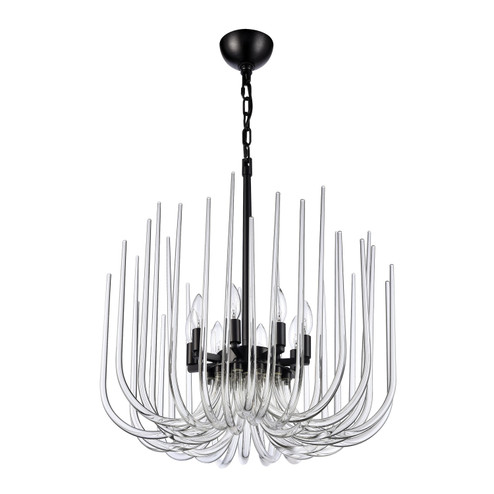 Astoria Eight Light Pendant in Satin Brushed Black (360|CD10031-8-SBB)