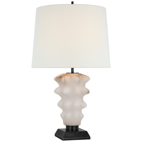 Luxor LED Table Lamp in Alabaster and Bronze (268|TOB 3553ALB/BZ-L)