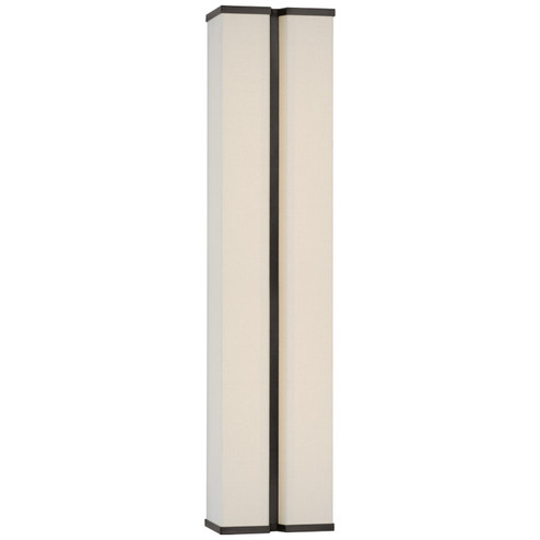 Vernet LED Wall Sconce in Bronze and Linen (268|PCD 2251BZ/L)