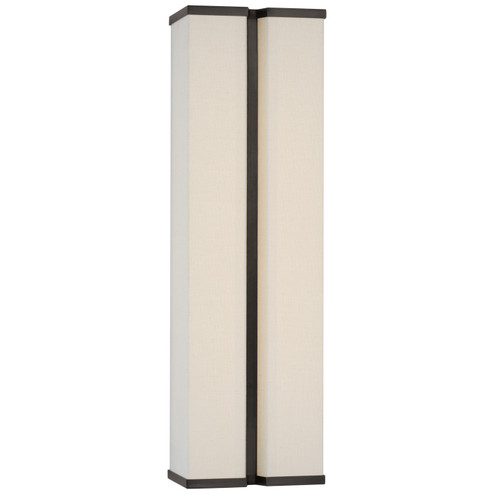 Vernet LED Wall Sconce in Bronze and Linen (268|PCD 2250BZ/L)