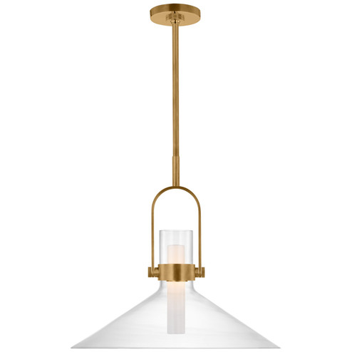 Larkin LED Pendant in Hand-Rubbed Antique Brass (268|IKF 5452HAB-CG)