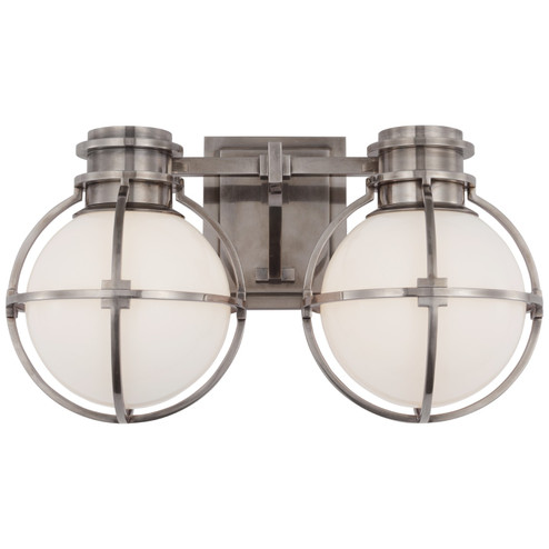 Gracie LED Wall Sconce in Antique Nickel (268|CHD 2484AN-WG)