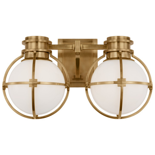 Gracie LED Wall Sconce in Antique-Burnished Brass (268|CHD 2484AB-WG)