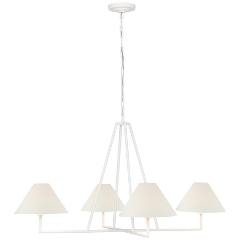 Ashton LED Chandelier in Plaster White (268|CHC 5335PW-L)