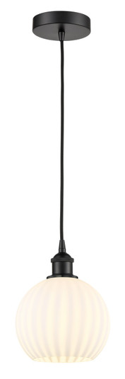 Edison LED Mini Pendant in Matte Black (405|616-1P-BK-G1217-8WV)