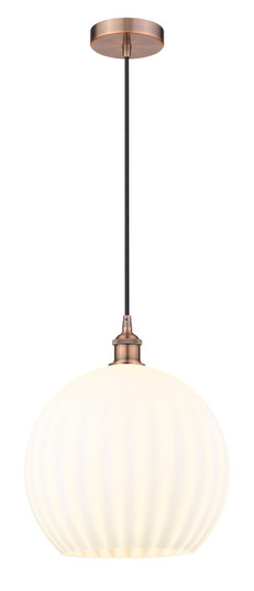 Edison LED Pendant in Antique Copper (405|616-1P-AC-G1217-14WV)