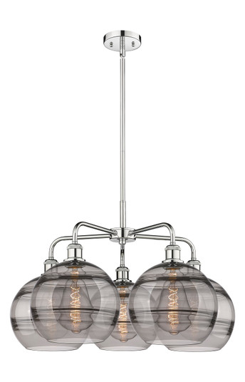 Downtown Urban LED Chandelier in Polished Chrome (405|516-5CR-PC-G556-10SM)