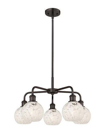 Downtown Urban LED Chandelier in Oil Rubbed Bronze (405|516-5CR-OB-G1216-6WM)