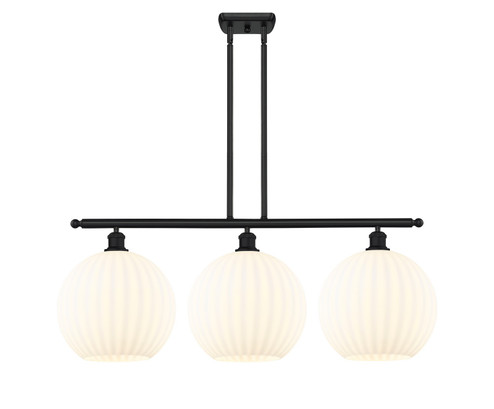 Ballston LED Island Pendant in Matte Black (405|516-3I-BK-G1217-12WV)