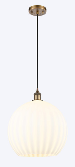 Ballston LED Pendant in Brushed Brass (405|516-1P-BB-G1217-14WV)