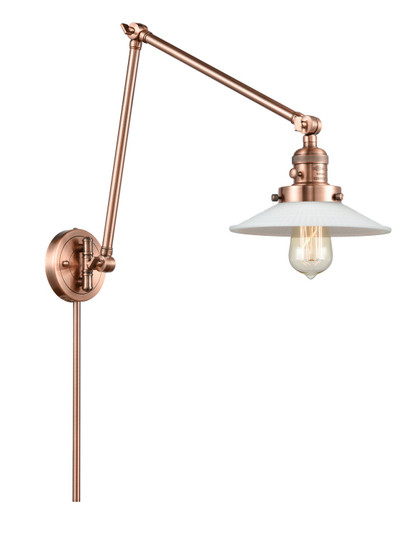 Franklin Restoration LED Swing Arm Lamp in Antique Copper (405|238-AC-G1)