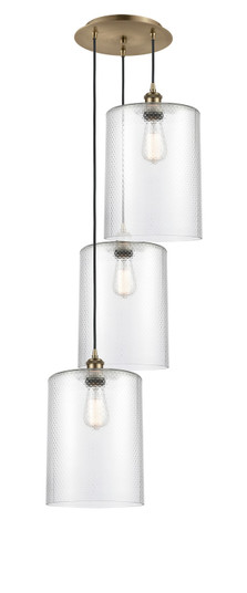 Ballston LED Pendant in Antique Brass (405|113B-3P-AB-G112-L)