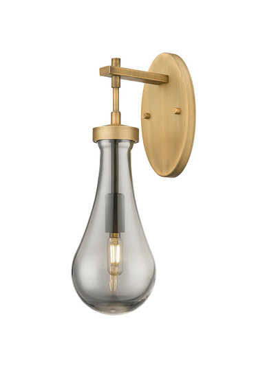 Downtown Urban LED Wall Sconce in Brushed Brass (405|451-1W-BB-G451-5SM)