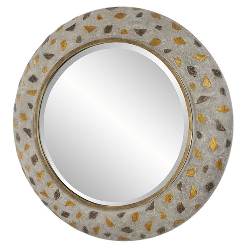 Copper Terrazzo Mirror in Burnished Gold (52|09921)