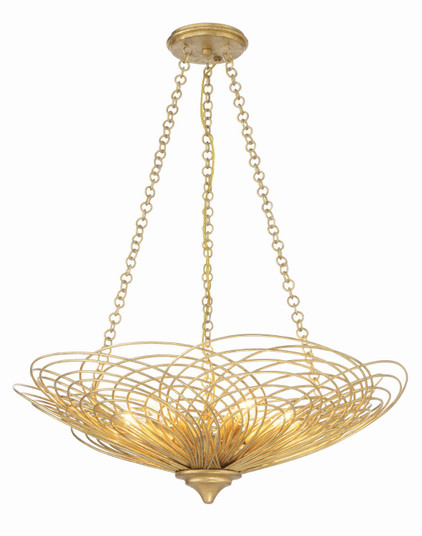 Doral Six Light Chandelier in Renaissance Gold (60|DOR-B7706-RG)