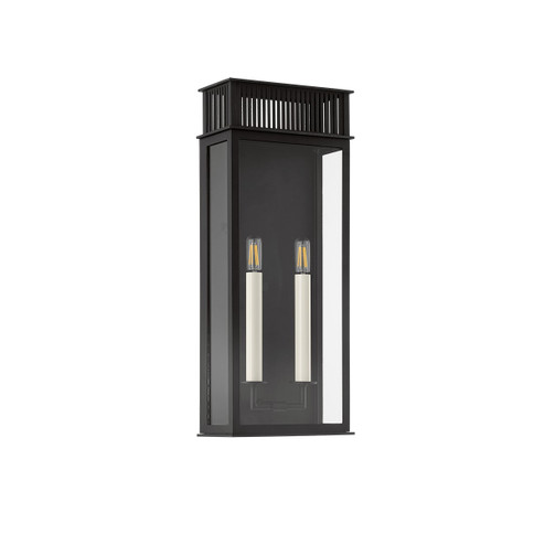 Gridley Two Light Outdoor Wall Sconce in Textured Black (67|B6022-TBK)