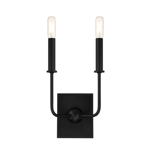 Avondale Two Light Wall Sconce in Matte Black (51|9-4044-2-89)