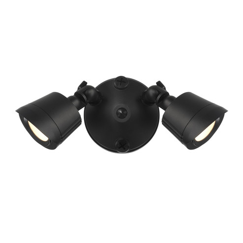 LED Double Flood Light in Black (51|4-FLOOD-A2-3000K-BK)