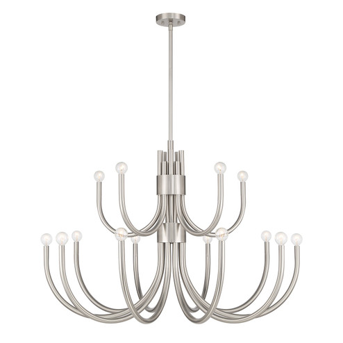 Sorrento 15 Light Chandelier in Satin Nickel (51|1-6682-15-SN)