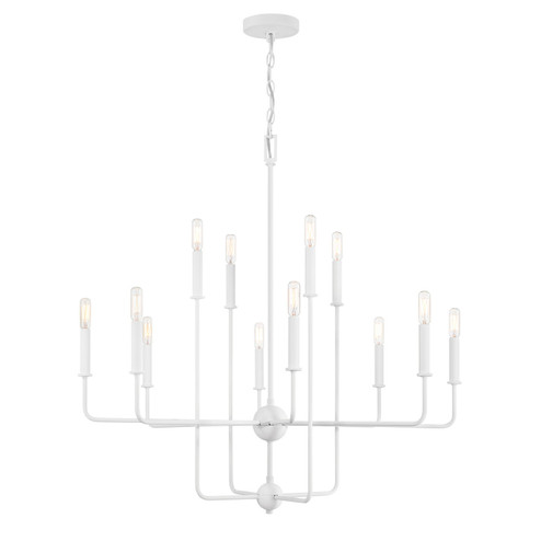 Avondale 12 Light Chandelier in Bisque White (51|1-4046-12-83)