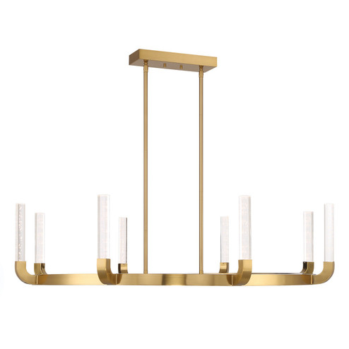 Del Mar LED Chandelier in Warm Brass (51|1-2507-8-322)