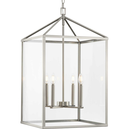 Hillcrest Four Light Foyer Pendant in Brushed Nickel (54|P500441-009)