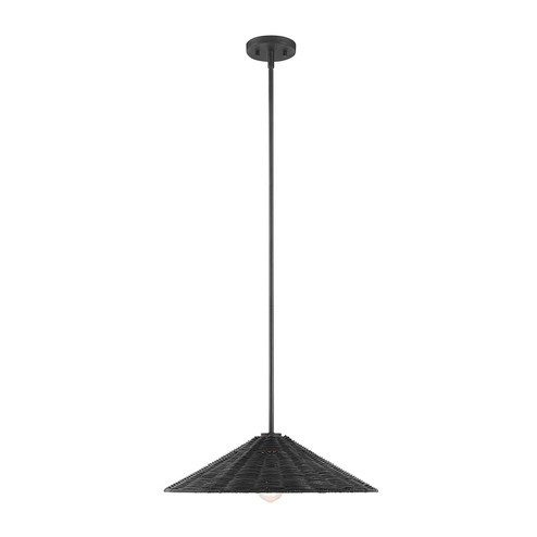 One Light Pendant in Matte Black (446|M7041MBK)