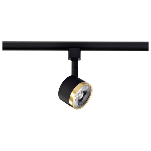 LED Track Head in Matte Black / Brushed Brass (72|TH645)