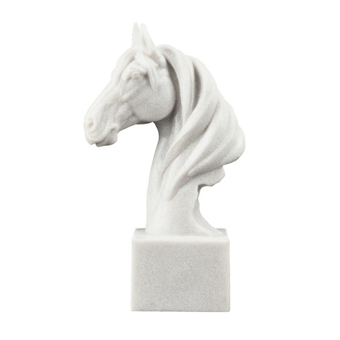Steed Sculpture in Faux Alabaster (45|S0037-11985)