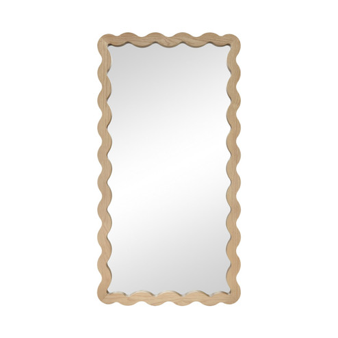 Oak Ripple Wall Mirror in Medium Oak (45|H0036-11943)