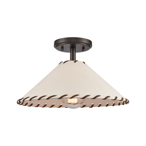 Marion One Light Semi Flush Mount in Oil Rubbed Bronze (45|90270/1)