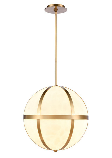 Senter Four Light Pendant in Faux Alabaster (45|63233/4)