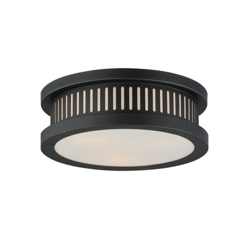 Oxford Three Light Outdoor Flush Mount in Black (16|30599WTBK)