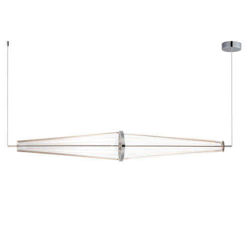 Quasar LED Linear Pendant in Polished Chrome (86|E24895-133PC)