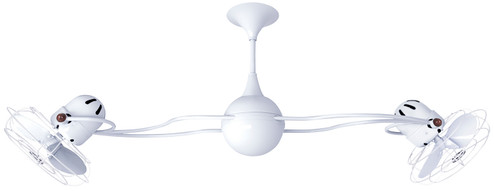 Italo Ventania 53''Ceiling Fan in Gloss White (101|IV-WH-MTL)