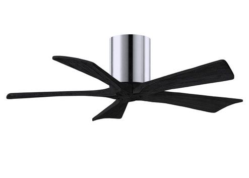 Irene 42''Ceiling Fan in Polished Chrome (101|IR5H-CR-BK-42)