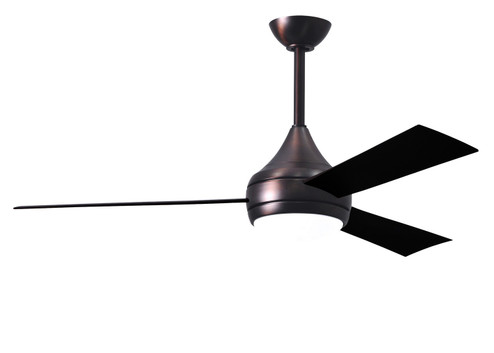 Donaire 52''Ceiling Fan in Brushed Bronze (101|DA-BB-BK)