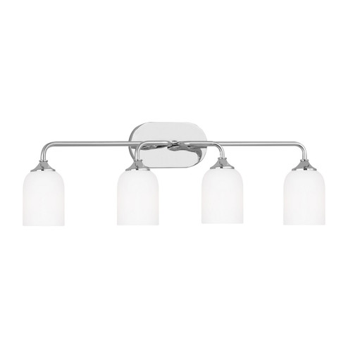 Emile Four Light Vanity in Chrome (1|GLV1024CH)