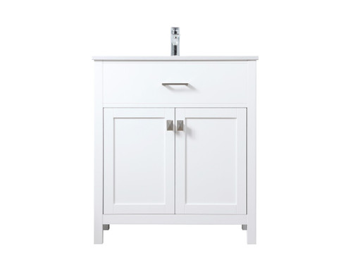 Harrison SIngle Bathroom Vanity in White (173|VF28830WH)