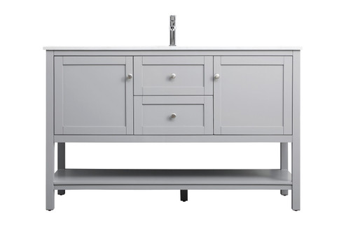 Heath SIngle Bathroom Vanity in Grey (173|VF22254GR)