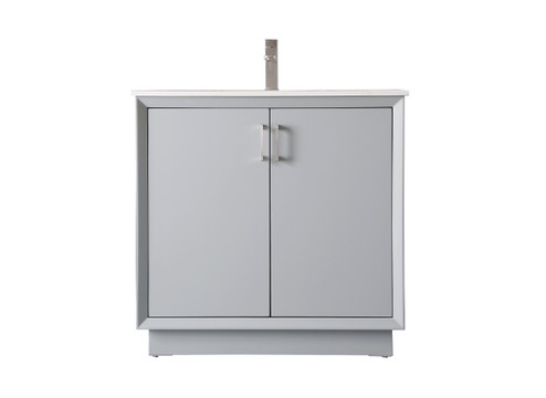 Hayes SIngle Bathroom Vanity in Grey (173|VF19636GR)