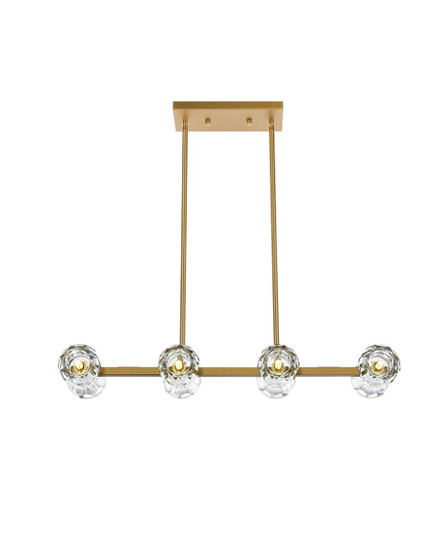 Eren Eight Light Pendant in Satin Gold (173|3505D31SG) Eren Eight Light Pendant in Satin Gold (173|3505D31SG)