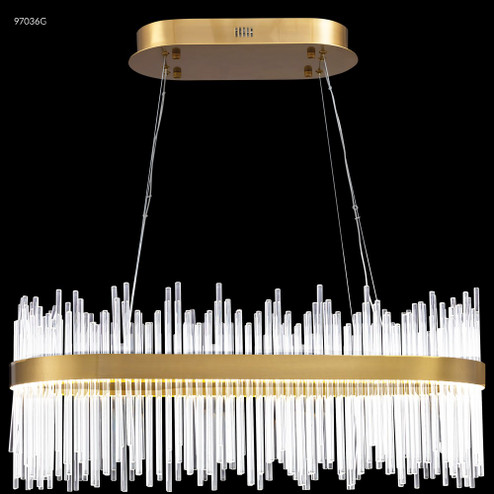 Contemporary LED Chandelier in Gold (64|97036G22)